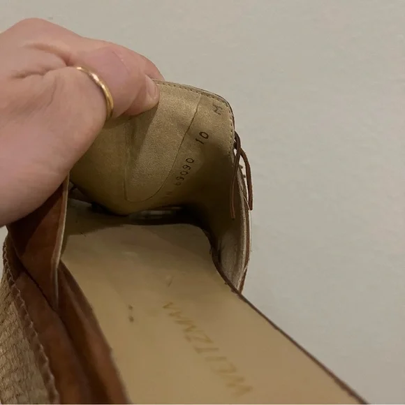 Stuart Weitzman Wiggleroom Suede Leather Fringe Espadrille Wedge Platform Sandal - Picture 13 of 14